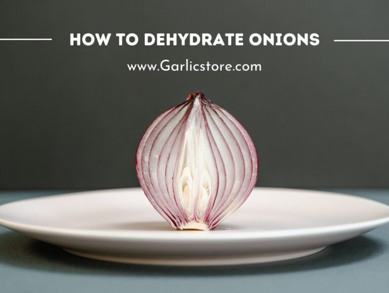 How to Dehydrate Onions? (Without Damaging Onion) Garlic Store