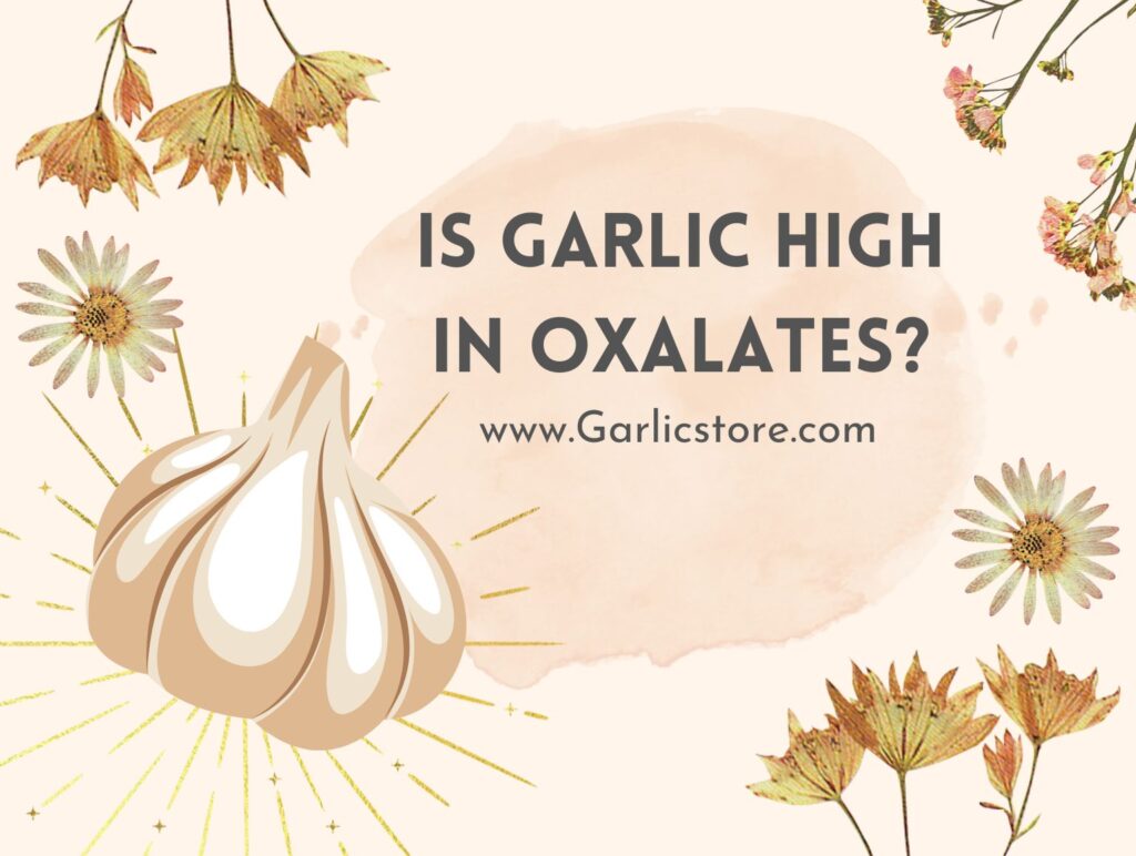 Is Garlic High in Oxalates? [Detailed Answer] Garlic Store