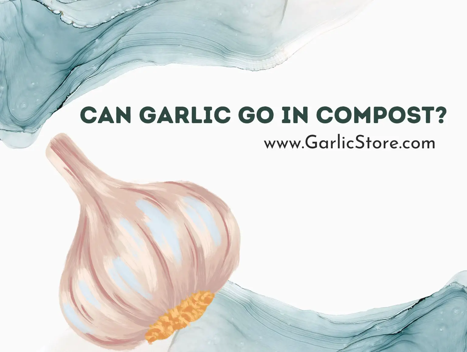 Can Garlic Go in Compost_