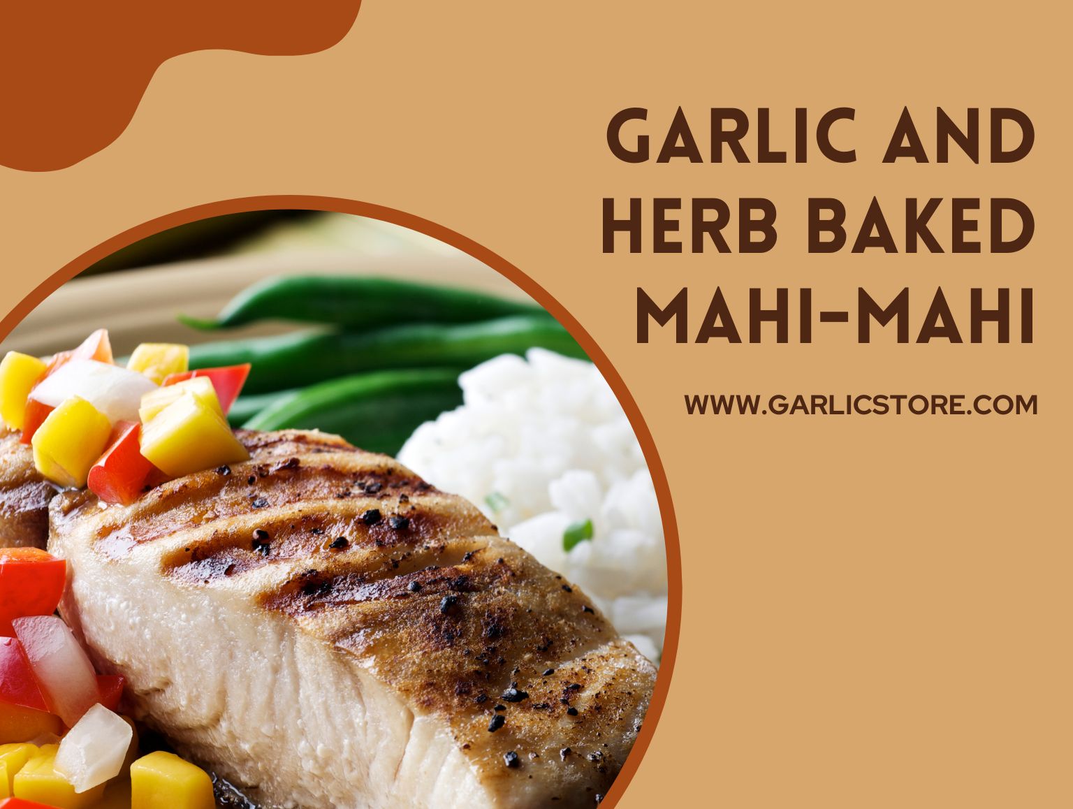 Garlic and Herb Baked Mahi-Mahi