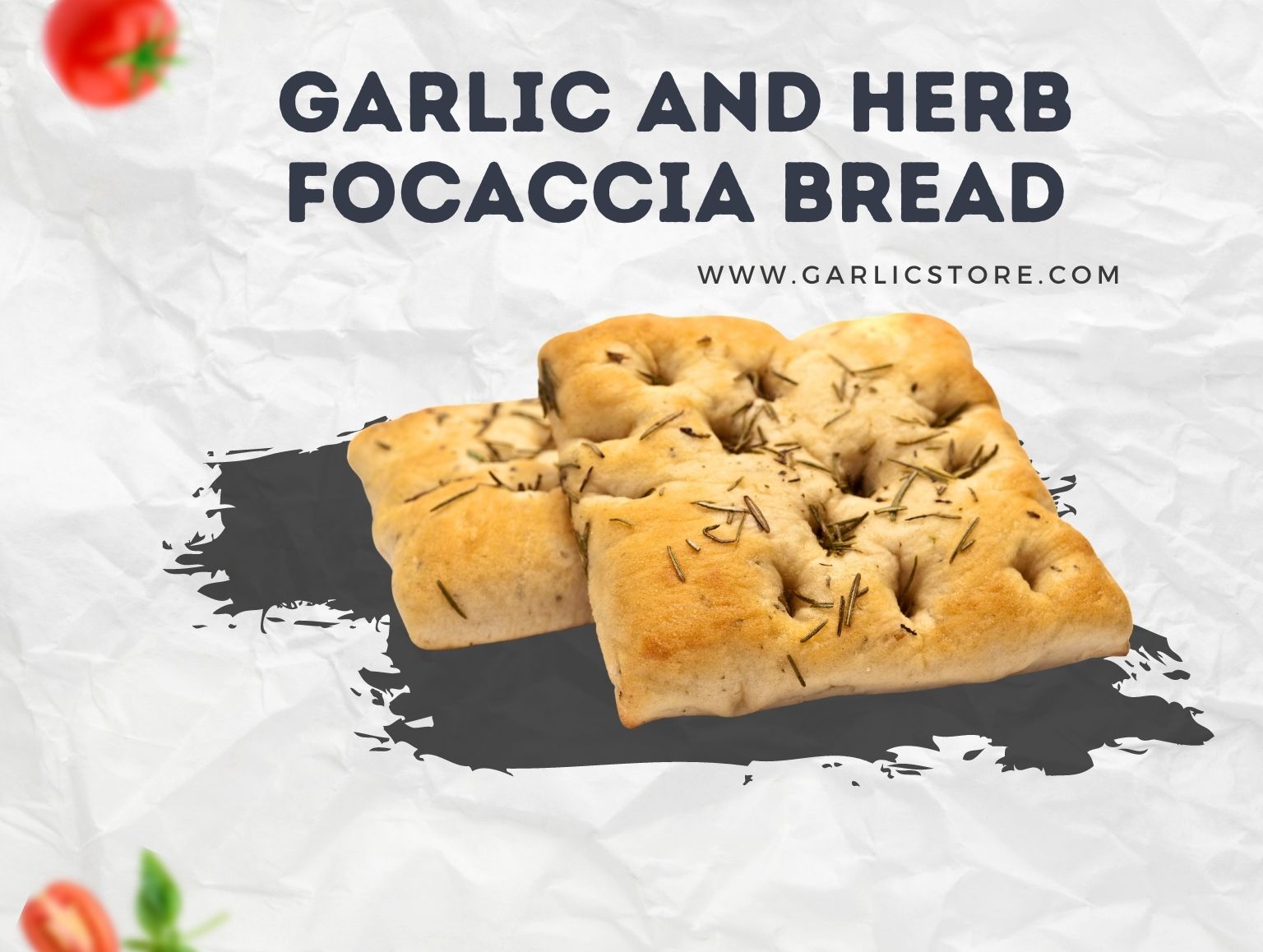 Garlic and Herb Focaccia Bread