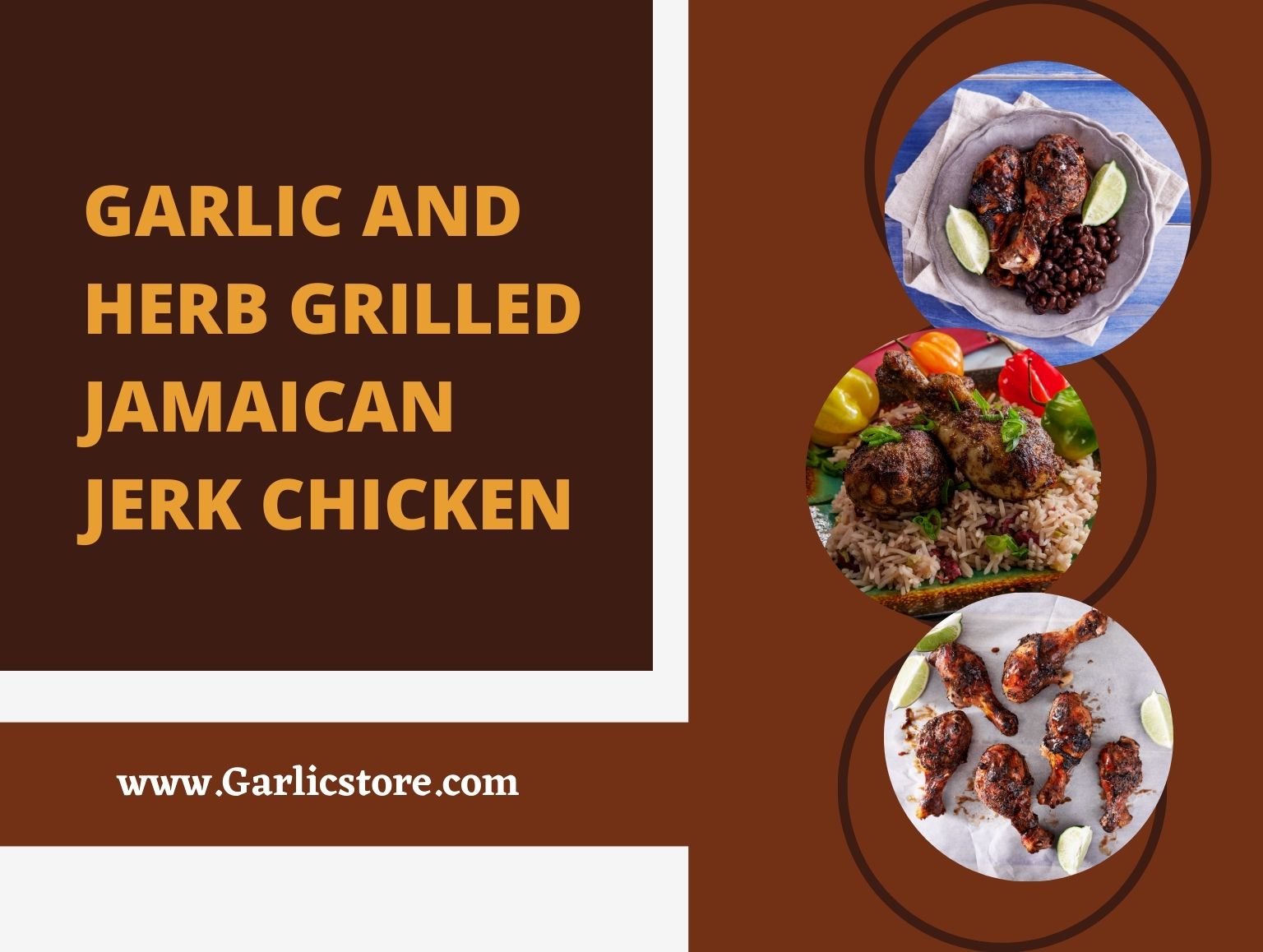Garlic and Herb Grilled Jamaican Jerk Chicken