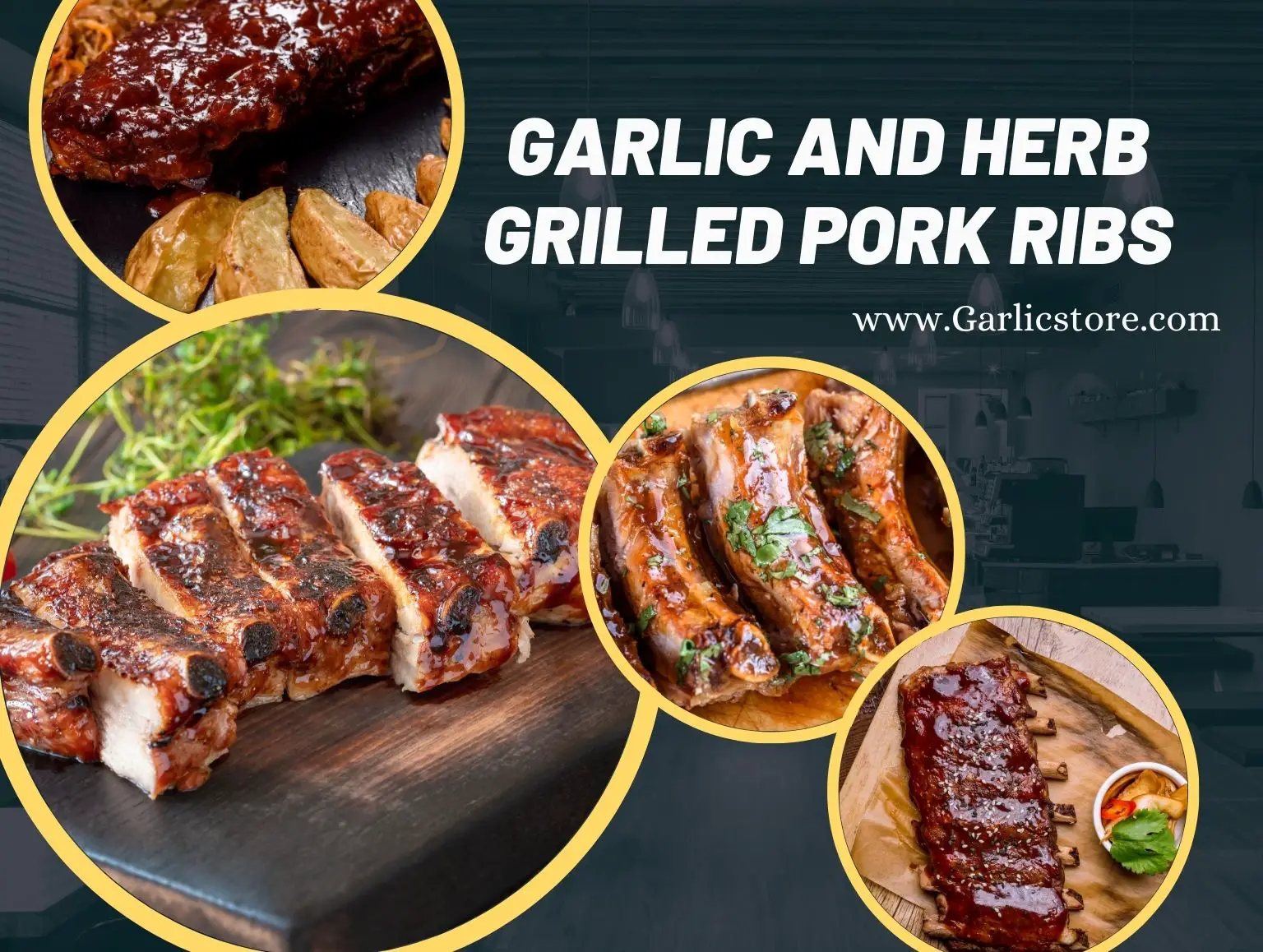 Garlic and Herb Grilled Pork Ribs
