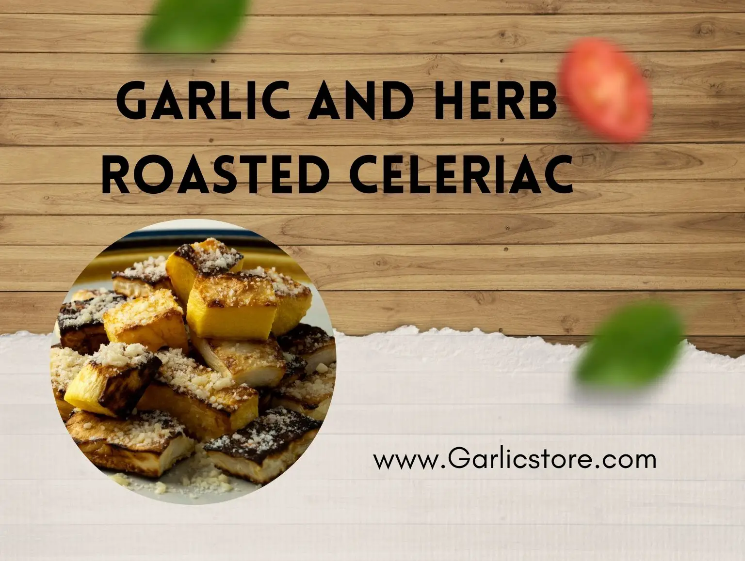 Garlic and Herb Roasted Celeriac