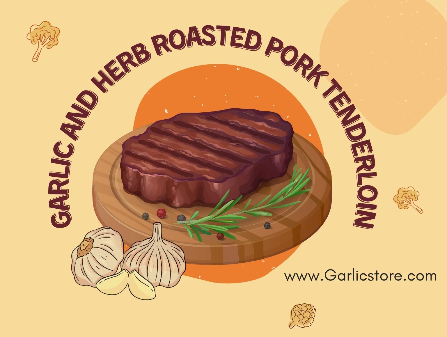 Garlic and Herb Roasted Pork Tenderloin
