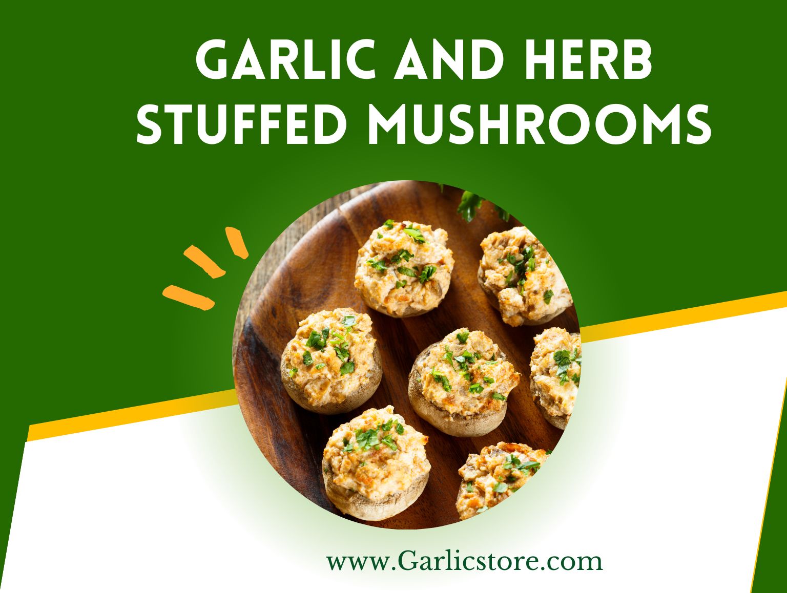 Garlic and Herb Stuffed Mushrooms