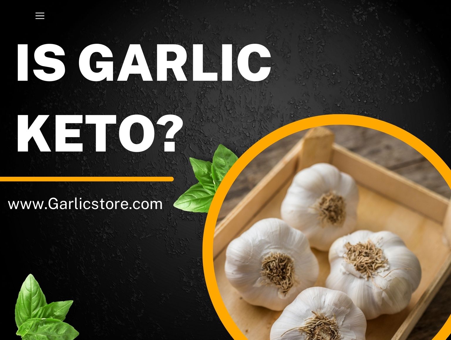 is garlic keto