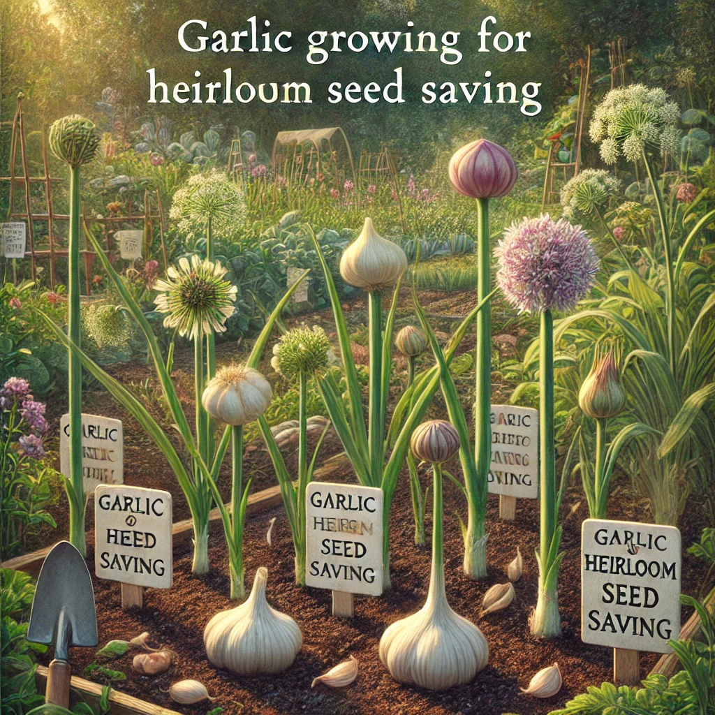 Garlic Growing for Heirloom Seed Saving