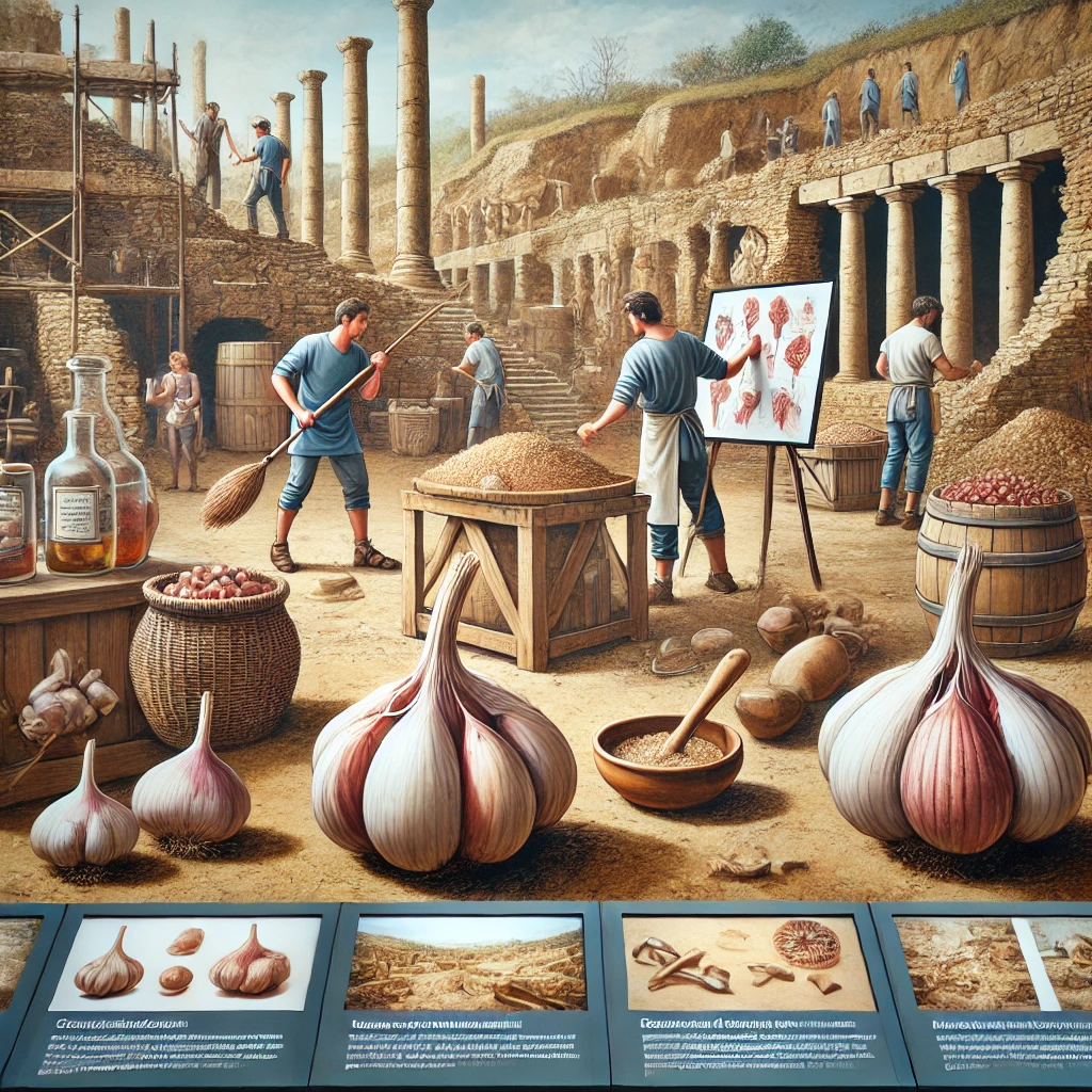 fascinating garlic-related archaeological sites