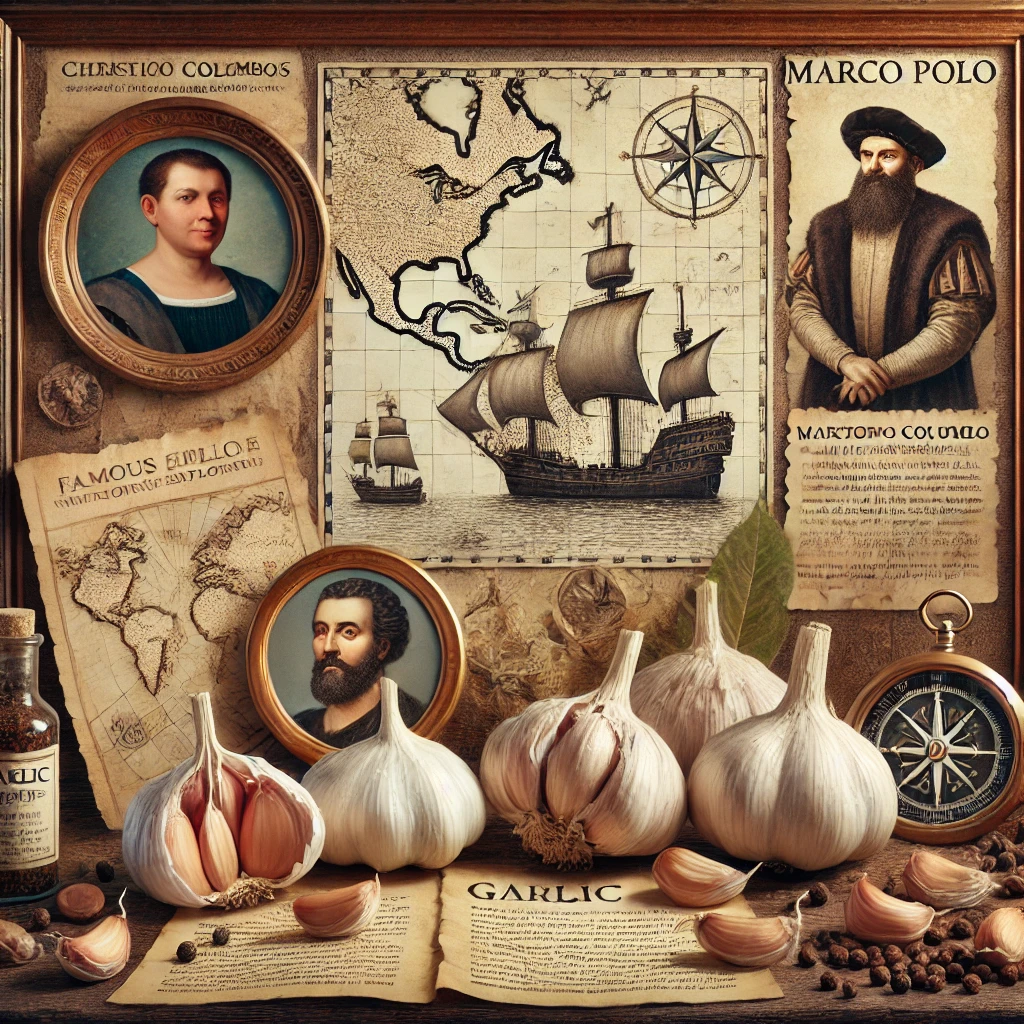 garlic’s connection to famous explorers