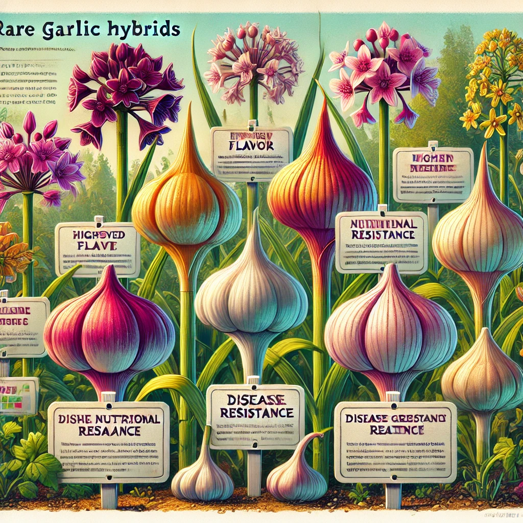 rare garlic hybrids and their benefits