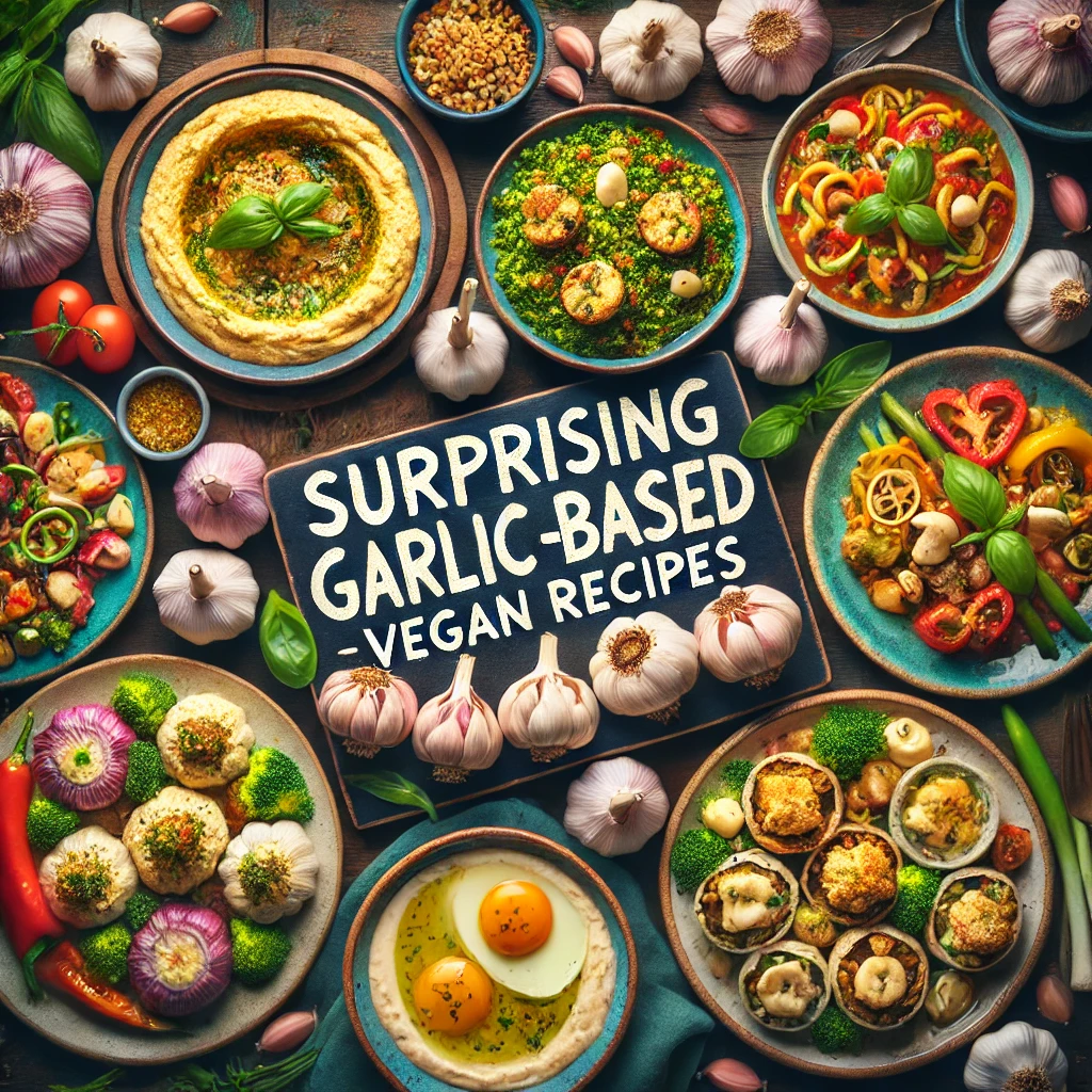 surprising garlic-based vegan recipes