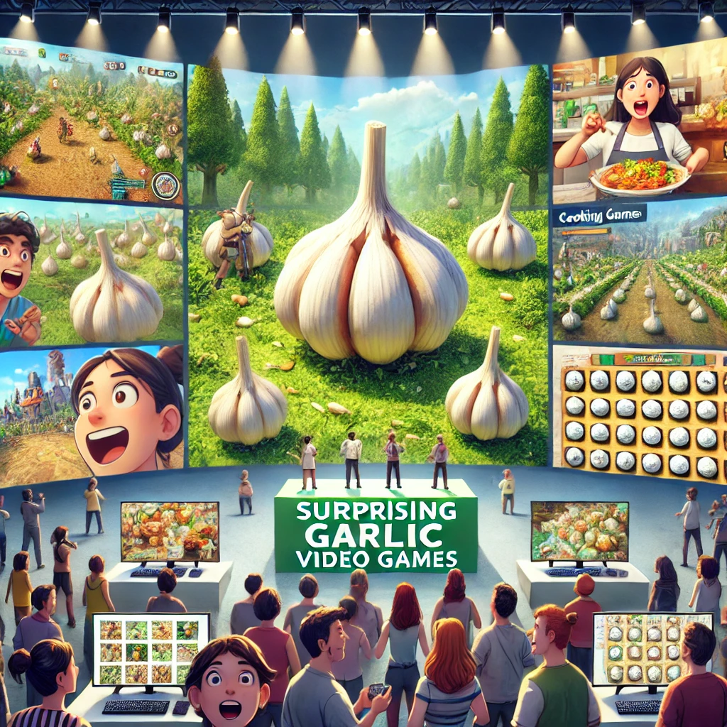 surprising garlic-inspired video games