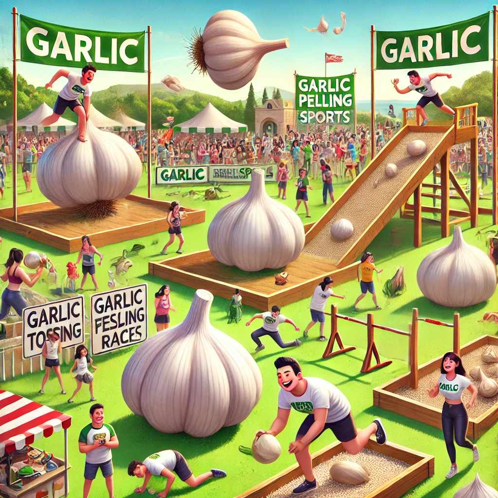 unique garlic-related sports