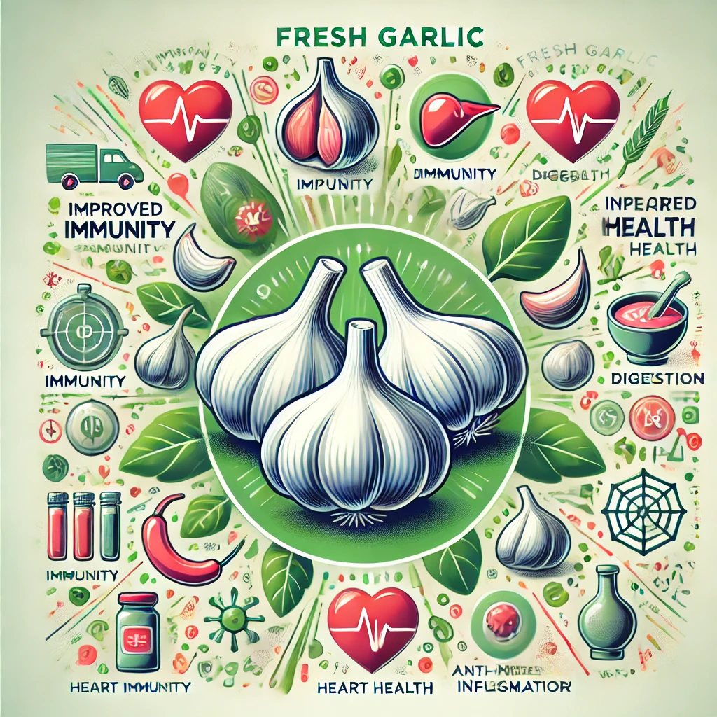 Benefits Of Eating Fresh Garlic