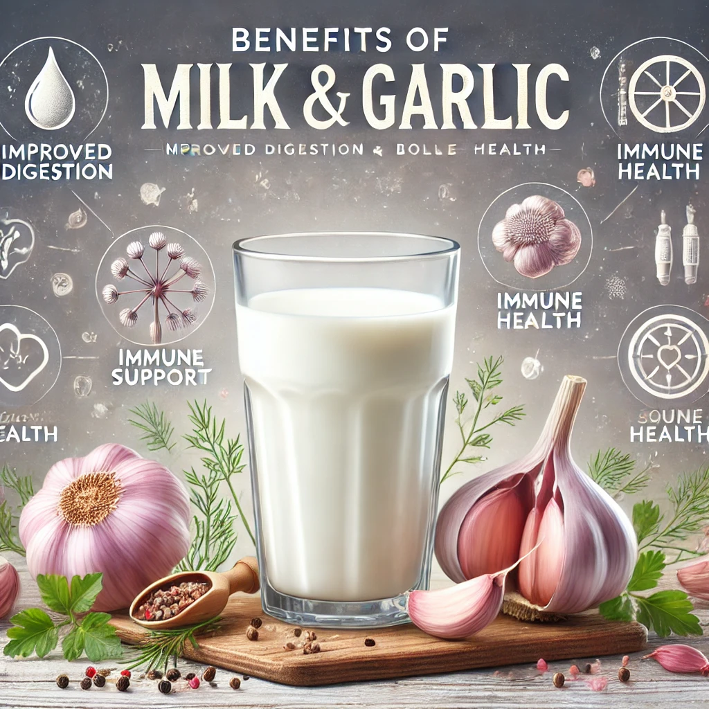 Benefits Of Milk And Garlic