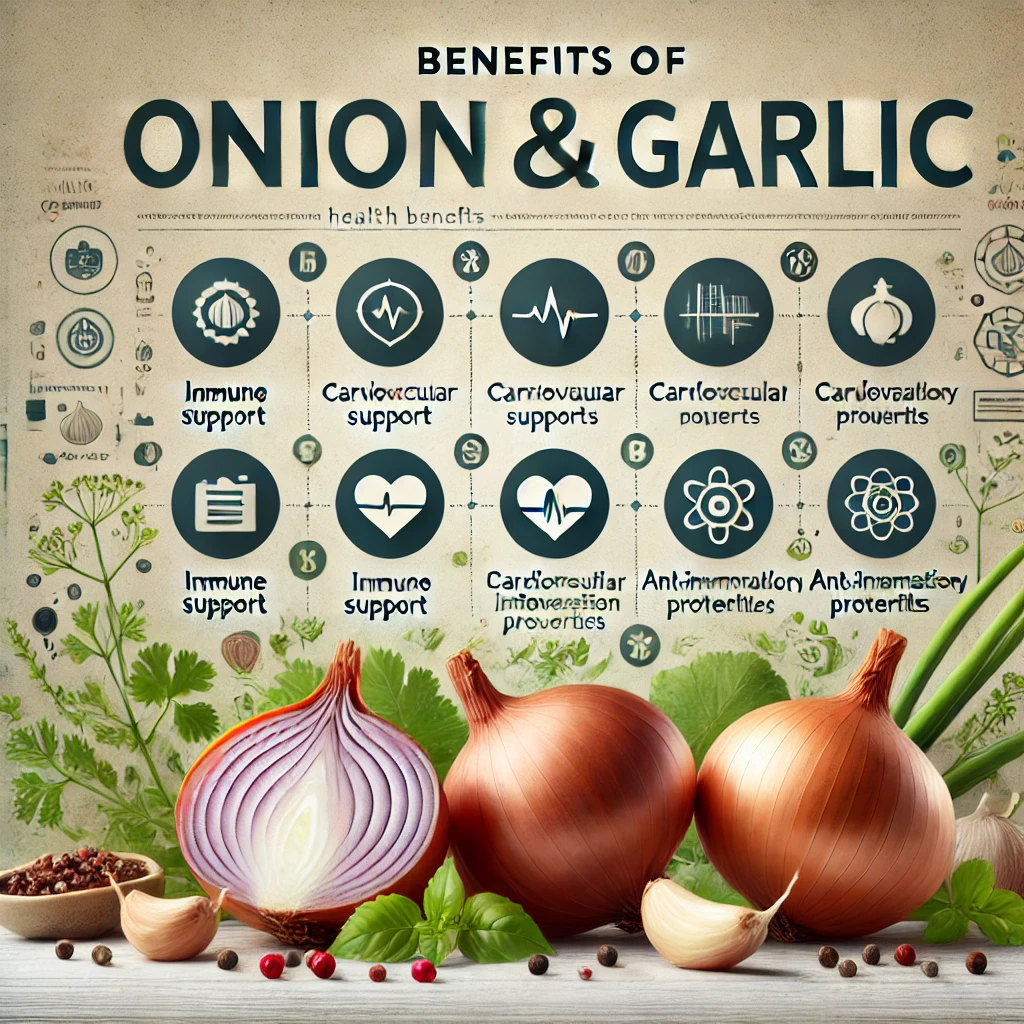 Benefits Of Onion And Garlic