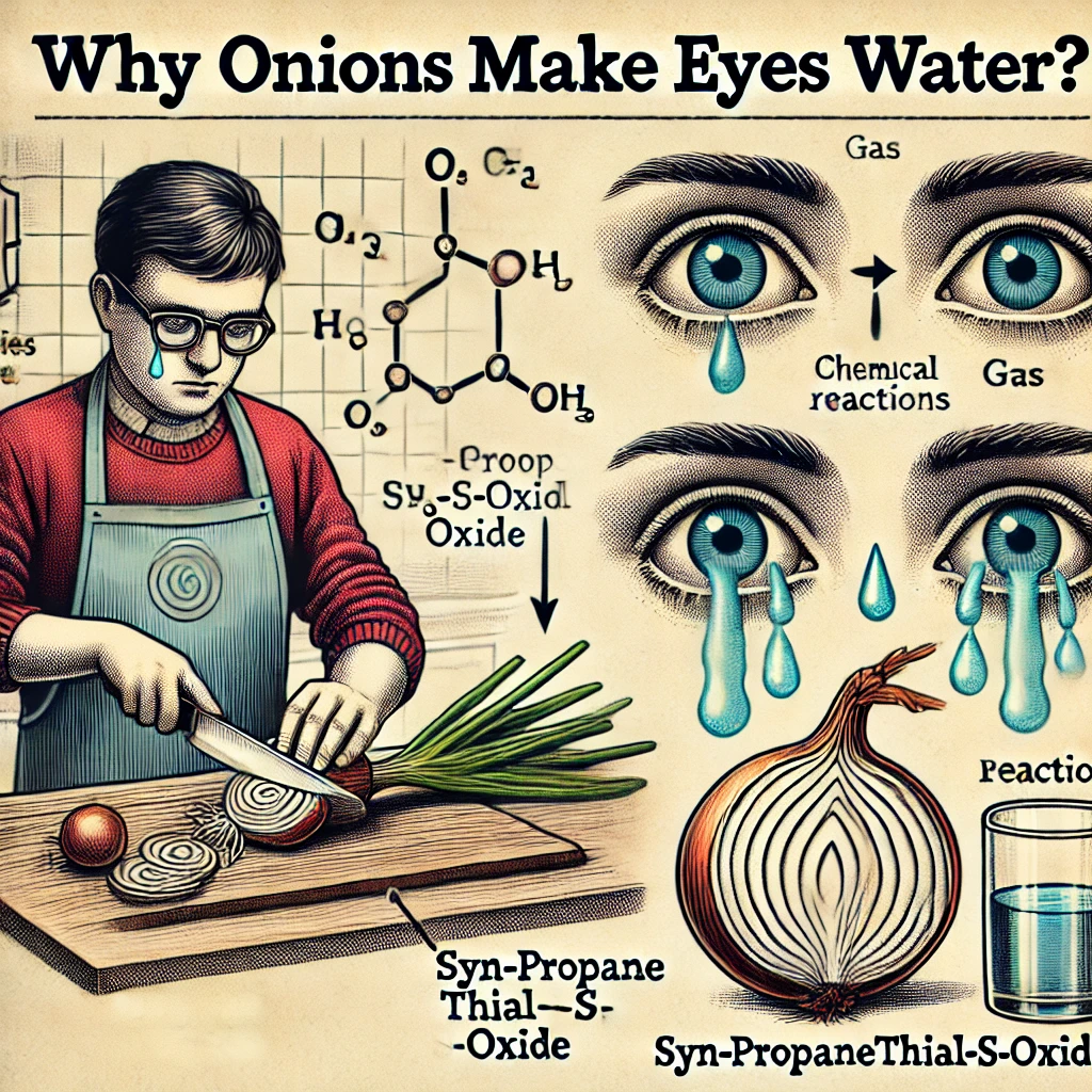 why onions make eyes water