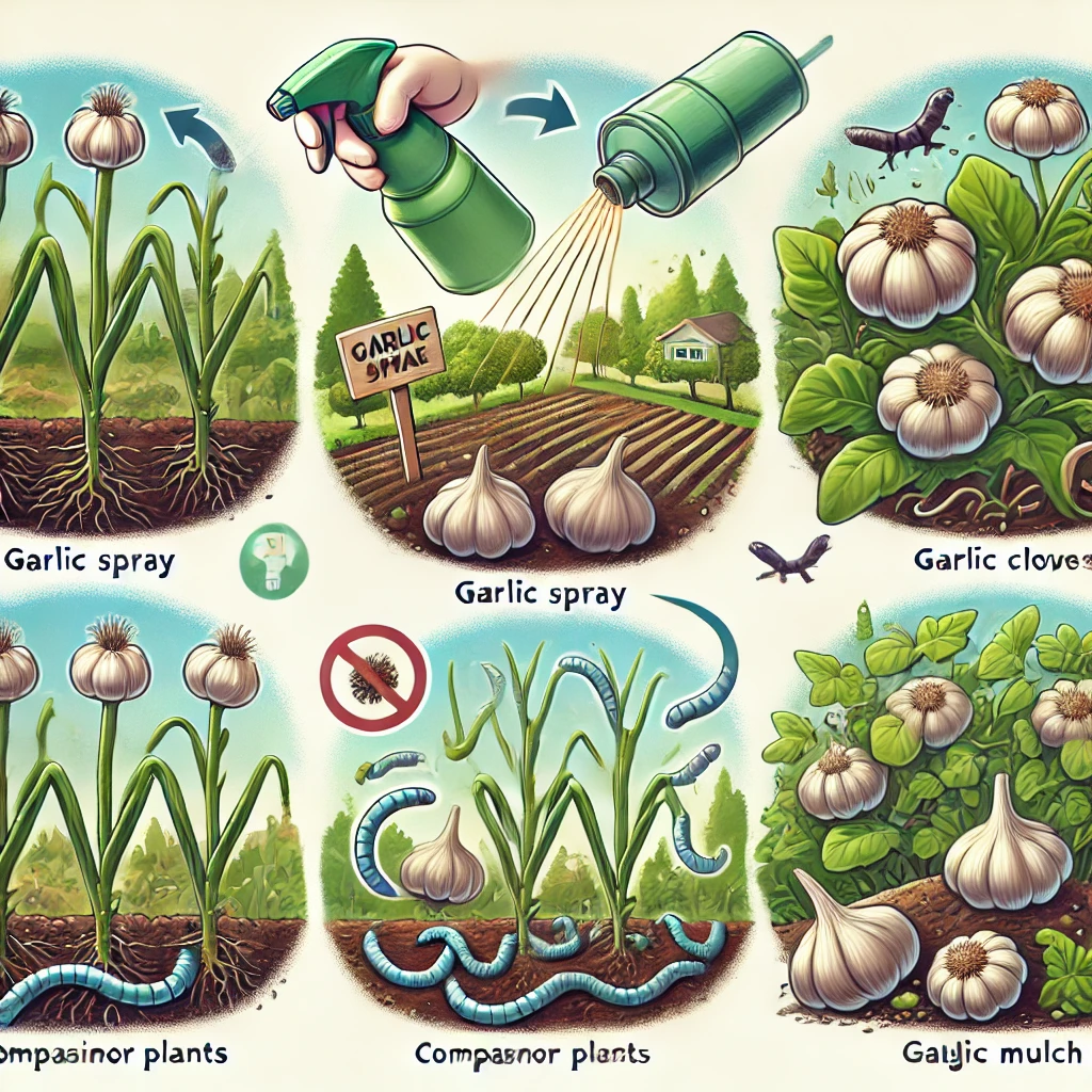 garlic worm prevention methods