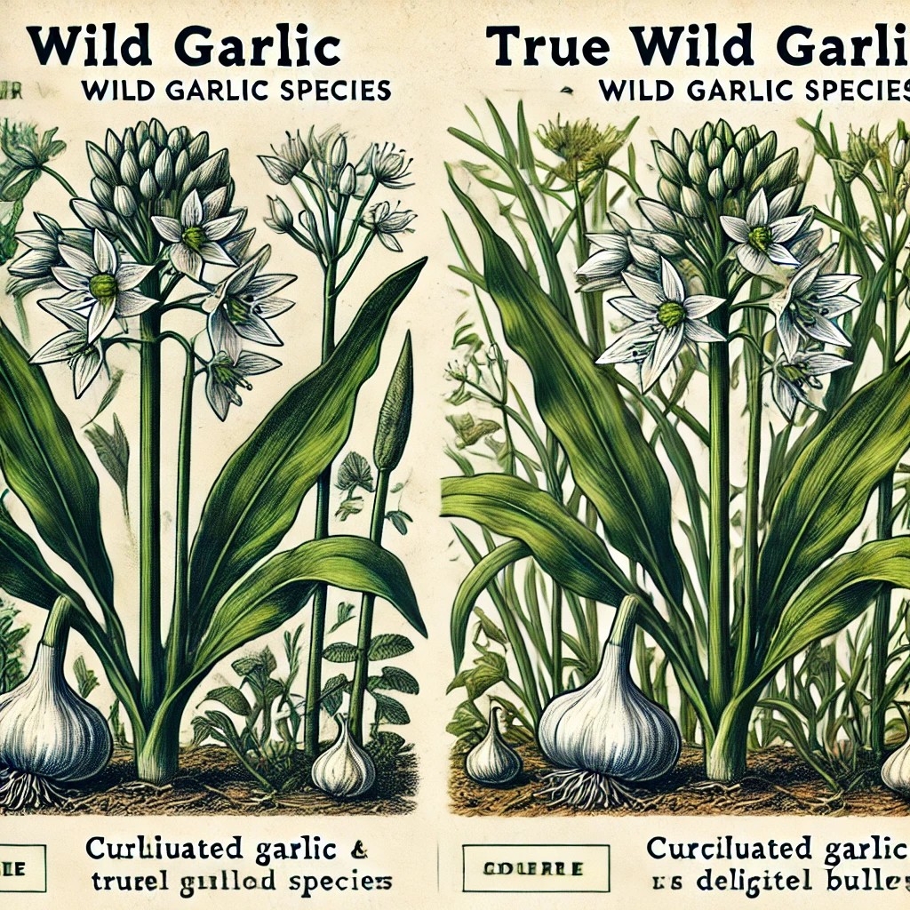 is there a true wild garlic species