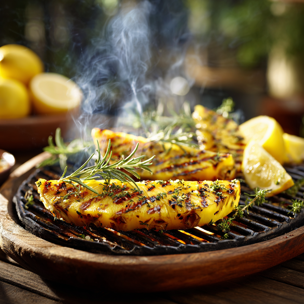 Garlic & Herb Grilled Pineapple