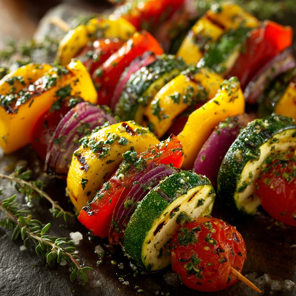 Garlic & Herb Grilled Vegetables Recipe