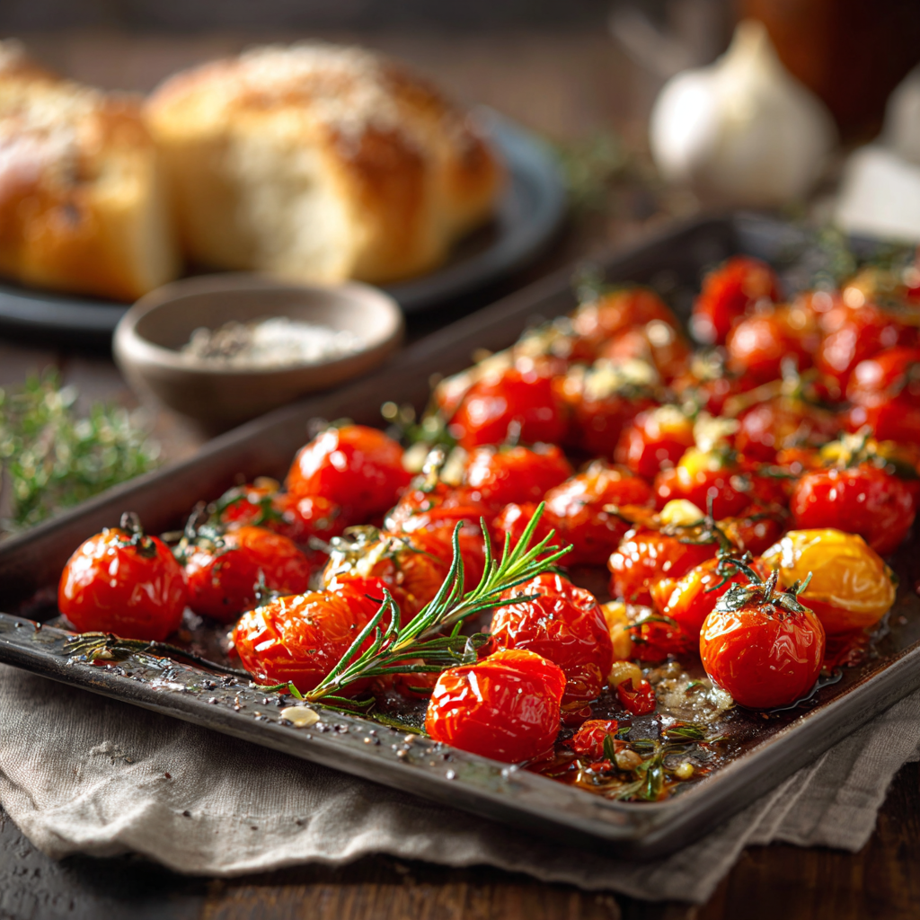 Garlic & Herb Roasted Cherry Tomatoes Recipe