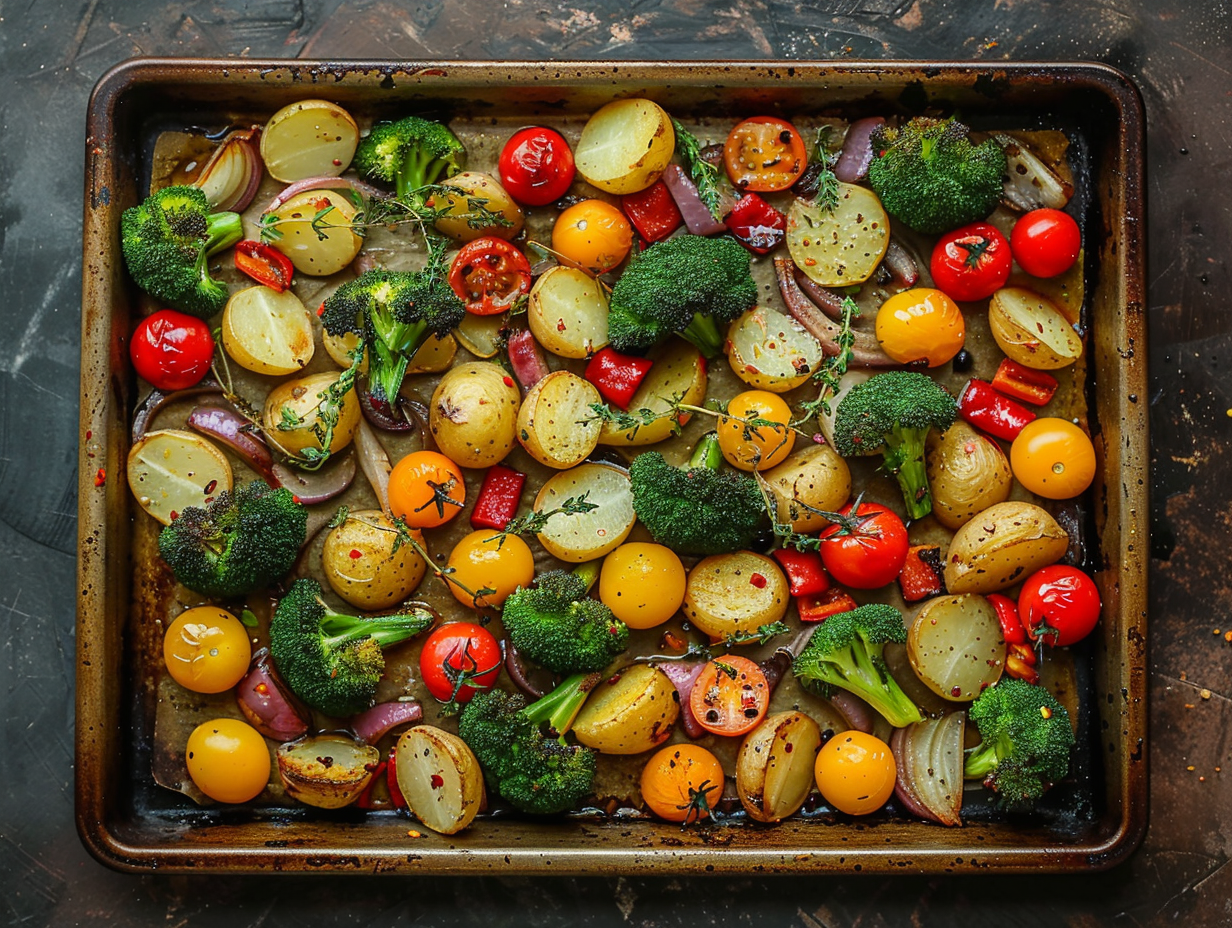 Garlic Herb Roasted Vegetables Recipe