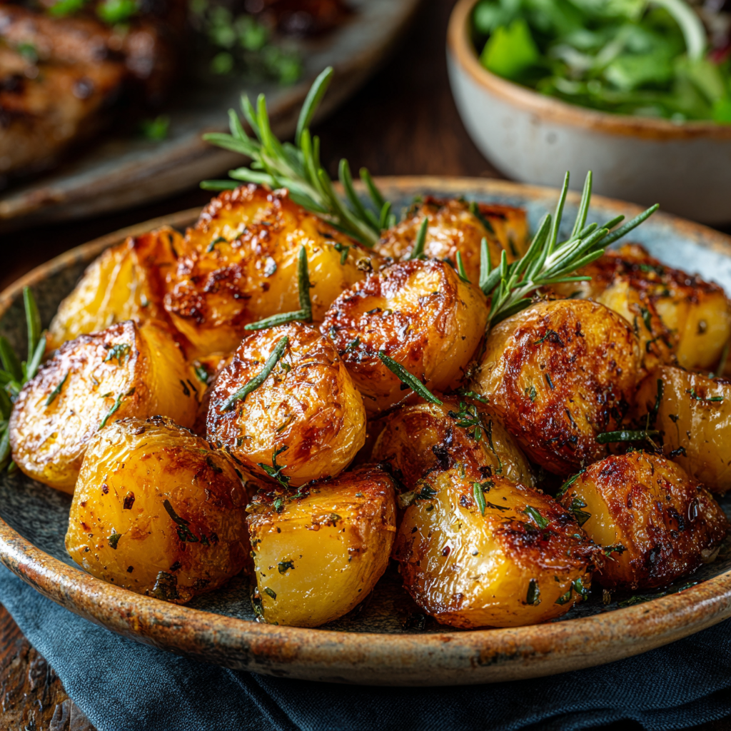 Garlic & Herb Roasted Red Potatoes Recipe