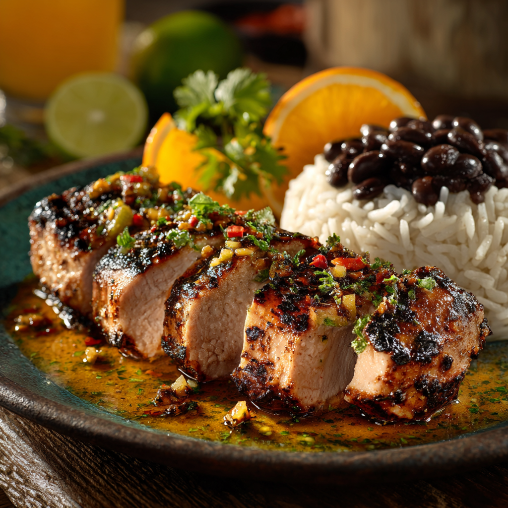 Garlic and Herb Grilled Cuban Mojo Pork